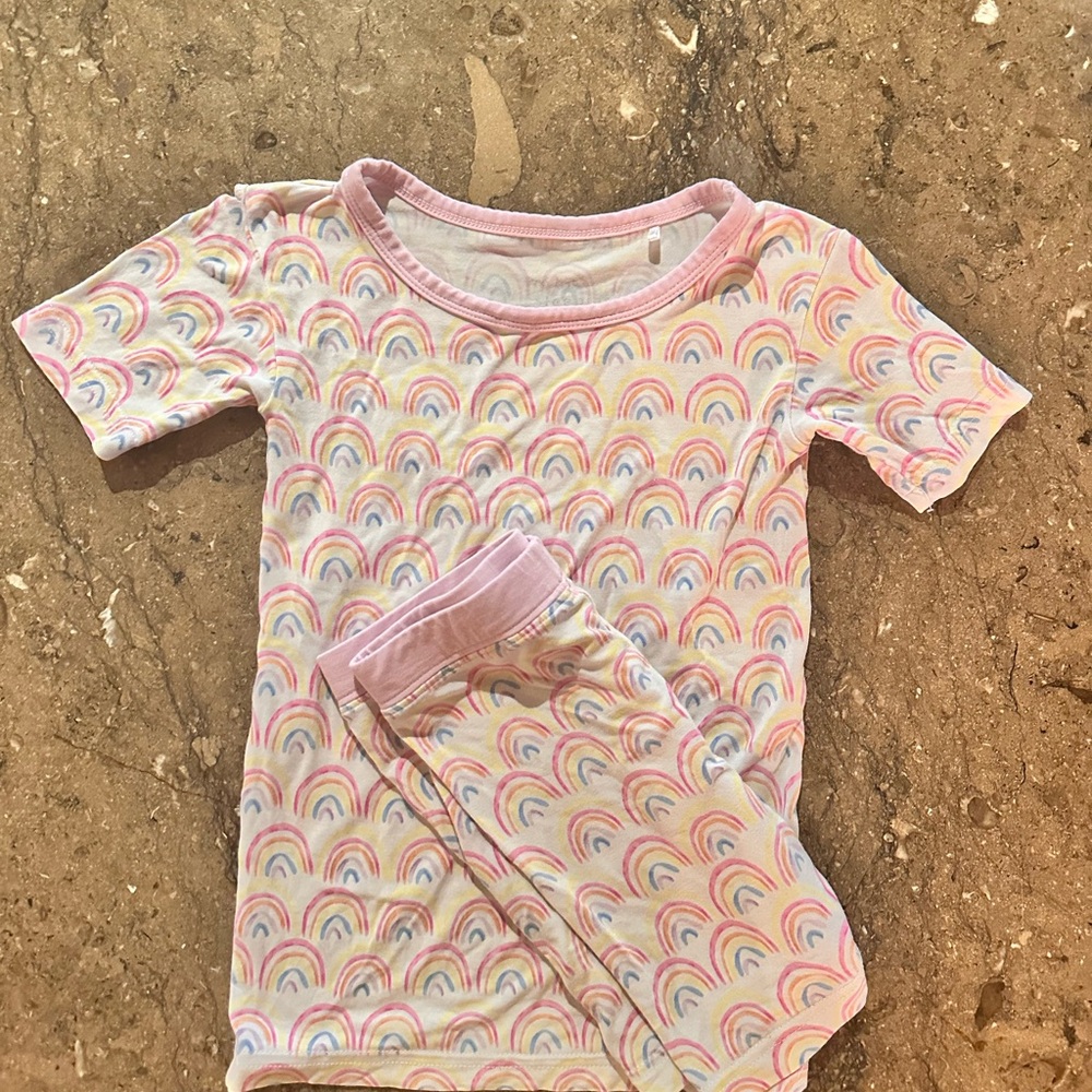 Little Sleepies Rainbow Pajamas
